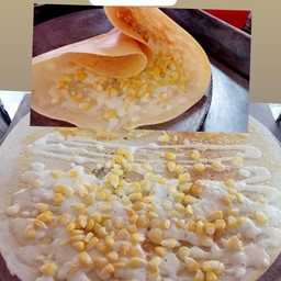 เครปร้อน ข้าวโพดหวานดับเบิ้ลชีส