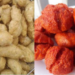 ชุดอิ่มอร่อยและขายดี รวมปลาระเบิด ขาว แดง 23ลูก