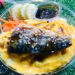 ข้าวไข่ข้นปลาซาบะญี่ปุ่น ซอสเทอริยากิ