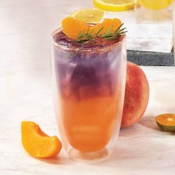 Butterfly Pea Peach Fizzy Soda