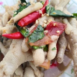 ตำปลาร้าตีนไก่