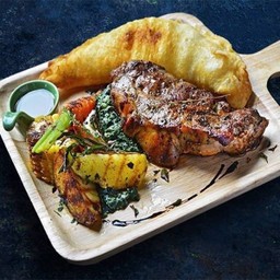 สเต็กหมูพริกไทยดำ 🚗