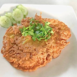 ข้าวไข่เจียวกุ้งสับ