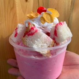 ปังเย็นนมชมพู