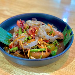 ตำมาม่ากุ้งสด