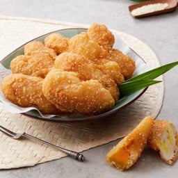 กล้วยกับฟักทองทอดแล้วแต่จั๊ก