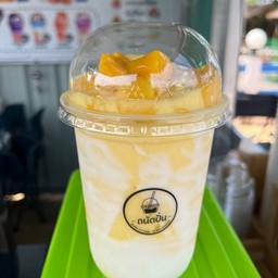 มะม่วงน้ำดอกไม้สมูทตี้โยเกิร์ต
