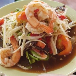 ตำปลาร้ากุ้งสุก