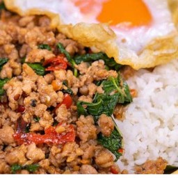 ข้าวกระเพราหมูสับ