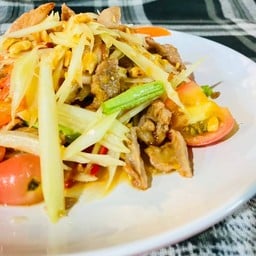 ตำคอหมูย่าง