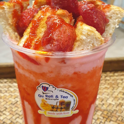 ปังเย็นสตรอเบอรี่ Toast Flappe Strawberry