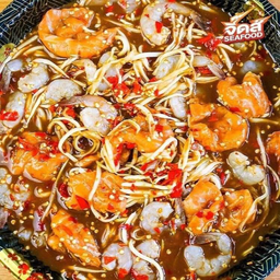 ถาด 9 แซลมอน กุ้ง เล็กๆ