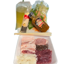 หมูกระทะชุดหมู เนื้อ