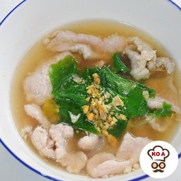 เกาเหลาหมูหมัก + หมูสับตำลึง