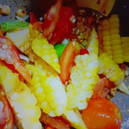 ตำซั่วข้าวโพดปลาร้า