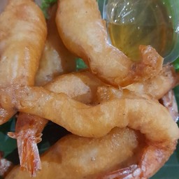 กุ้งชุปแป้งทอด