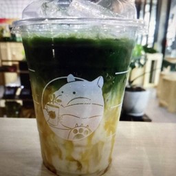 มัทฉะนมสดคาราเมล