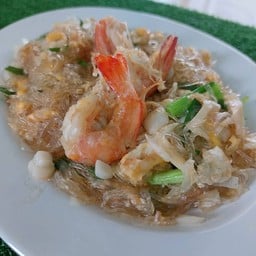 วุ้นเส้นผัดกระเทียมดอง