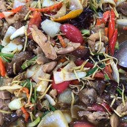 ไก่ผัดขิง