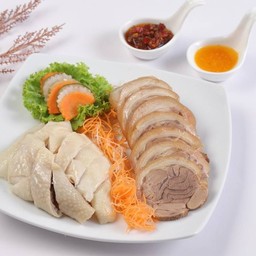 ไก่แช่เหล้ากับขาหมูเย็นสไตล์ฮ่องกง