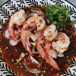 ยำกุ้งสุก