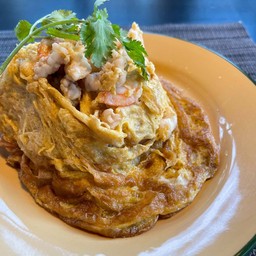 ข้าวไข่เจียวกุ้งสับ