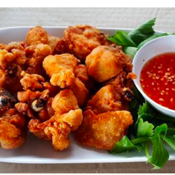 ไก่บ้านทอดเกลือ