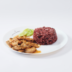 [อร่อยซ่ากับโค้ก] Set4 ข้าวสเต็กไก่กระเทียมพริกไทย + โค้ก สูตรไม่มีน้ำตาล #zerowords