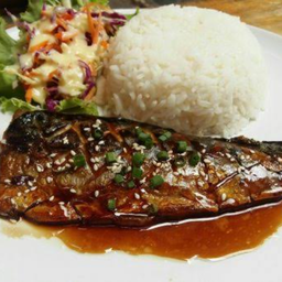 ข้าวหน้าปลาซาบะย่าง