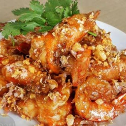 กุ้งทอดกระเทียม