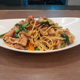 ผัดขี้เมาไก่