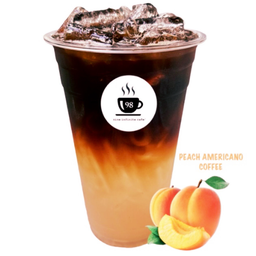 กาแฟ พีช อเมริกาโน่ เย็น - ICED PEACH AMERICANO COFFEE