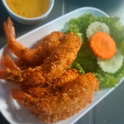 กุ้งชุบแป้งทอด