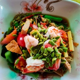 ตำมั่วมามาทาหมึก+กุ้ง+,หอย+ปูสุก