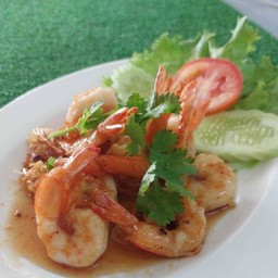 กุ้งทอดซอสมะขาม