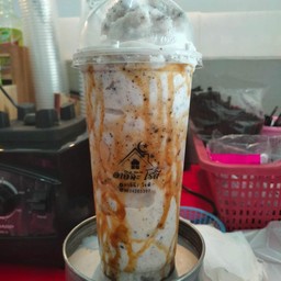นมสดคาราเมลปั่นโอริโอ้