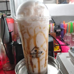 นมหมีคาราเมลปั่น