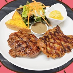 สันคอพริกไทยดำ+ไก่สไปซี่