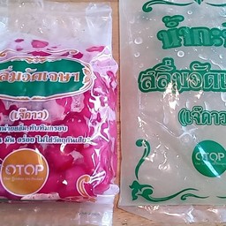 ทับทิมกรอบวัดเจษ ชุดครึ่งกิโล พร้อมน้ำกะทิ