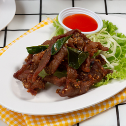 เนื้อแดดเดียวทอด