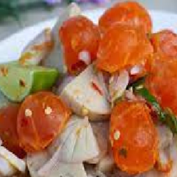 ยำไข่แดงเค็ม - หมูยอ