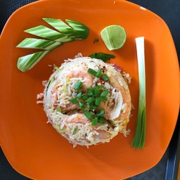 ข้าวผัดไข่  +มะนาว