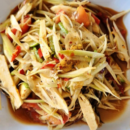 ตำปูปลาร้า - หมูยอ