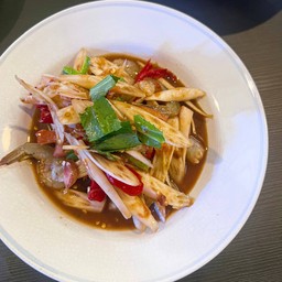 ตำไหลบัวกุ้งสด