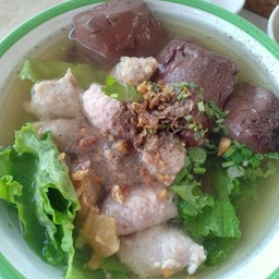 ข้าวต้มหมูเด้ง ใส่เลือดหมู