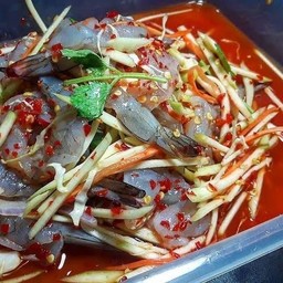 ยำมะม่วงกุ้งสด