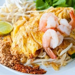 ลุงต๋อย ผัดไทยกุ้งสด