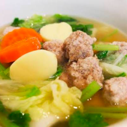 ต้มจืดเต้าหู้หมูสับเล็ก
