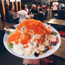 สลัดทูน่า ไข่กุ้ง