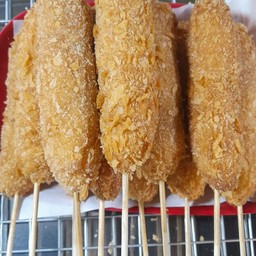 Corndog ตลาดไนท์บาซ่า